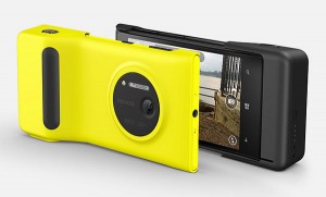 Lumia 1020 met cameragrip
